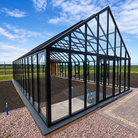 Оранжерея двосхила Solidprof Deluxe 10x5x4 м SD10001 фото
