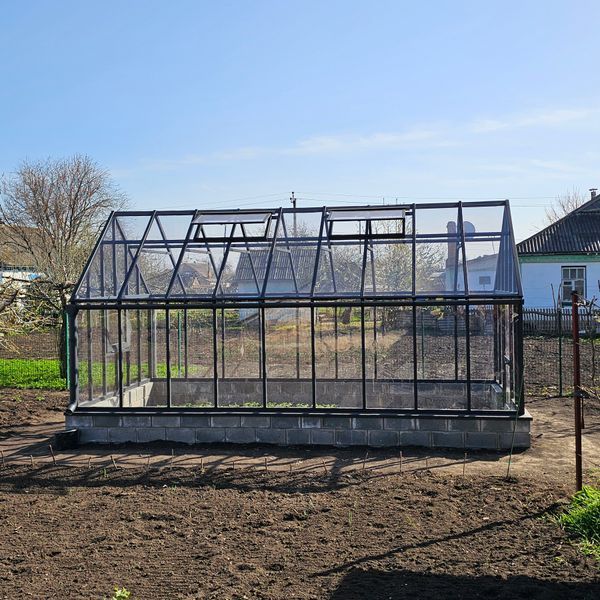 Оранжерея двосхила Solidprof Deluxe 6x3x3 м SD10002 фото