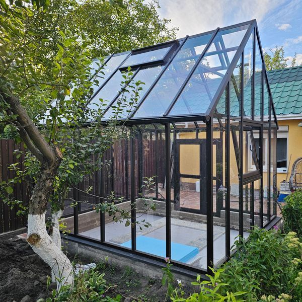 Оранжерея двускатная Solidprof Deluxe 4x3x4 м SD10004 фото