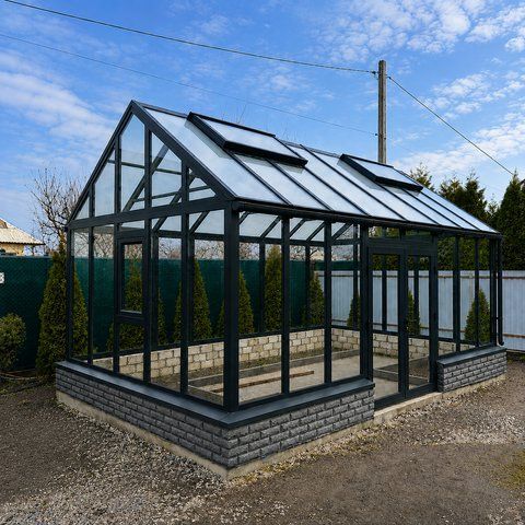 Оранжерея двосхила Solidprof Deluxe 4x3x2 м SD10006 фото