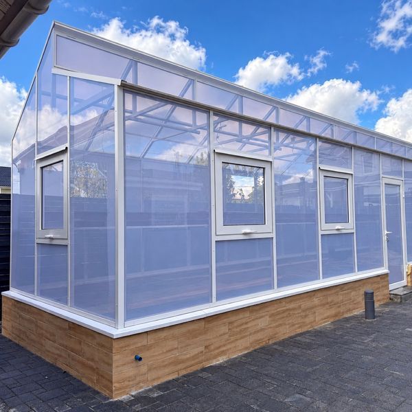 Оранжерея двускатная Митлайдера Solidprof Deluxe 10x3x3 м SD10007 фото