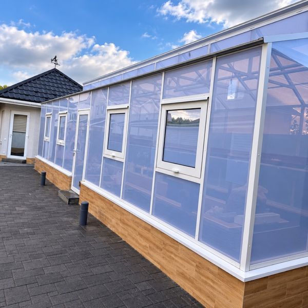 Оранжерея двускатная Митлайдера Solidprof Deluxe 10x3x3 м SD10007 фото
