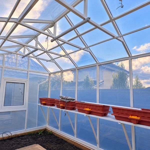 Оранжерея двускатная Митлайдера Solidprof Deluxe 10x3x3 м SD10007 фото