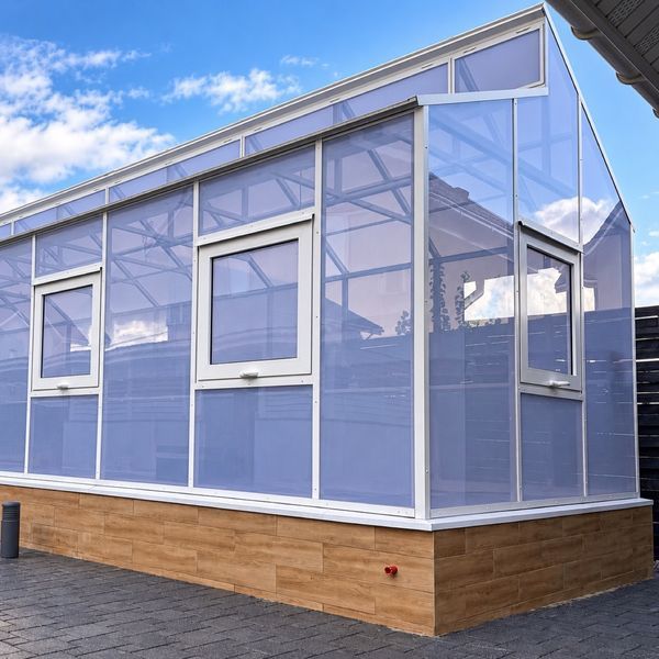 Оранжерея двускатная Митлайдера Solidprof Deluxe 10x3x3 м SD10007 фото