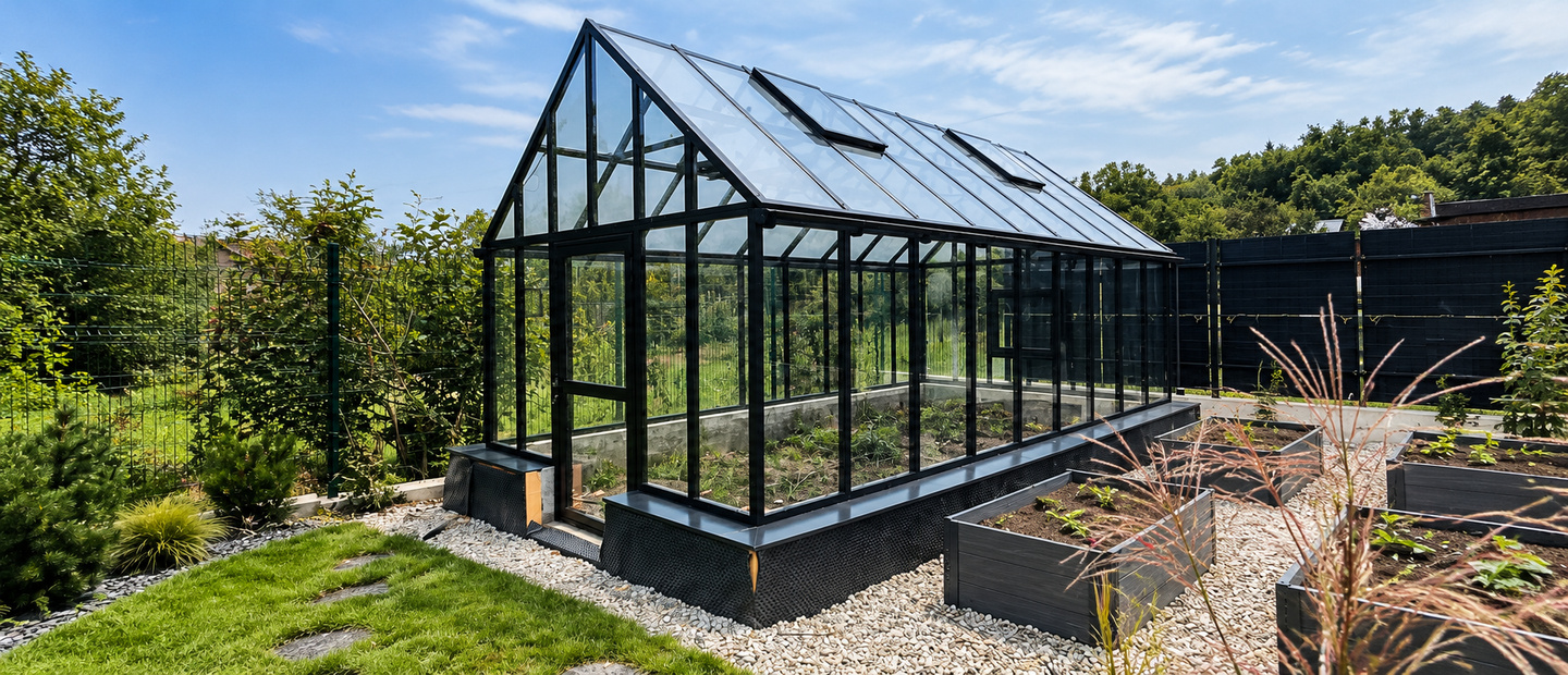 Двускатная оранжерея Solidprof Deluxe 6x3x3,4 м